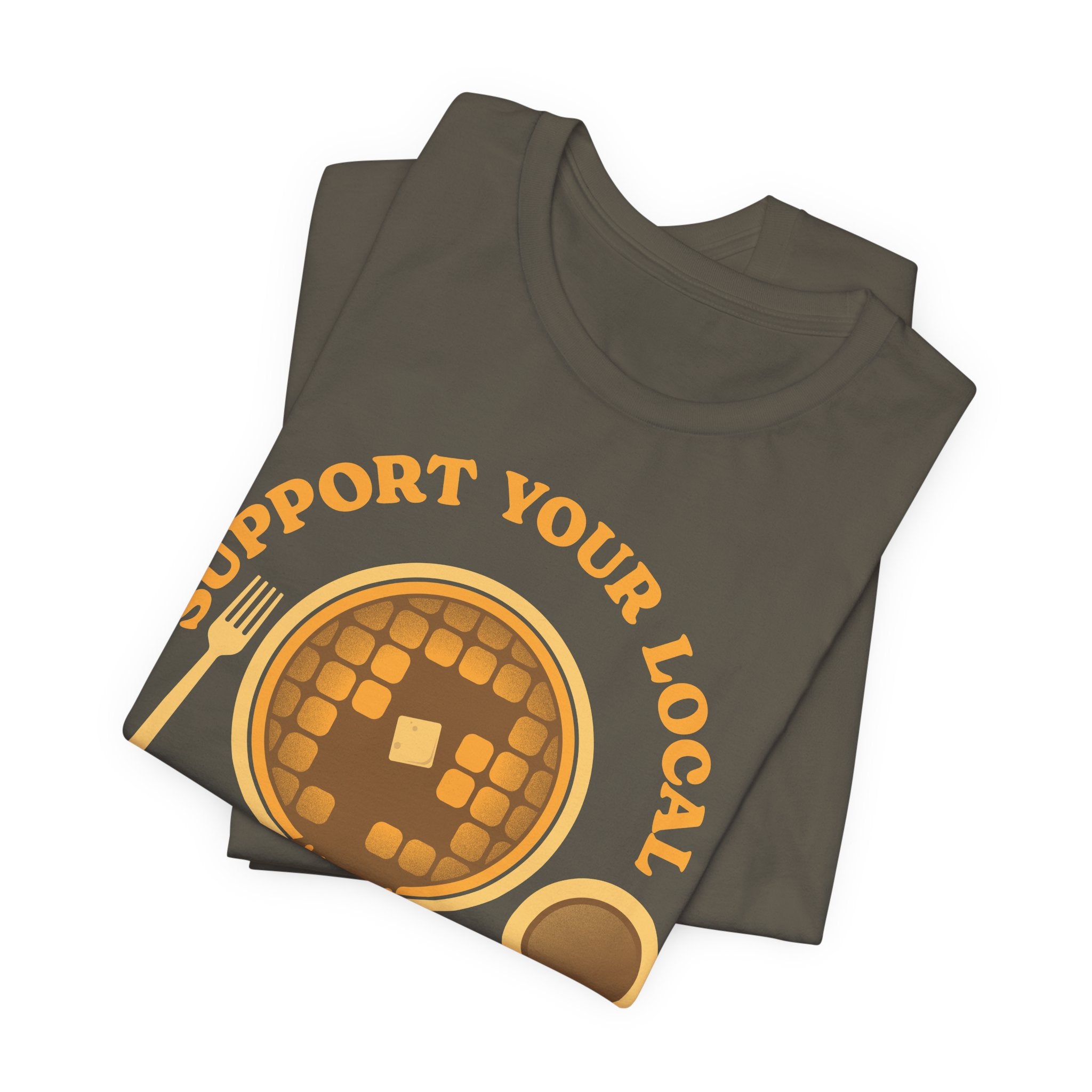 Support Your Local Breakfast Place T-Shirt | Nerd Shirt Club