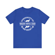 Schrödinger’s Cat Walks Into a Bar T-Shirt | Nerd Shirt Club