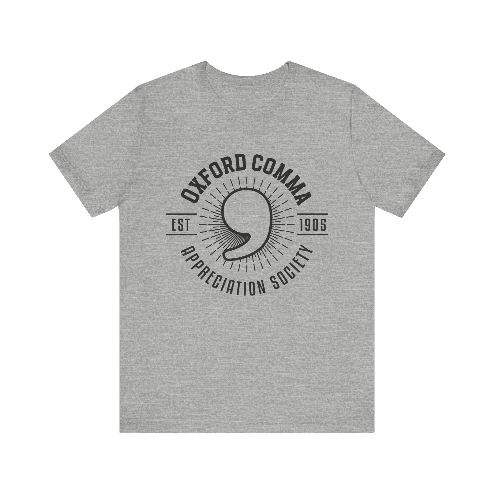 The Oxford Comma Appreciation Society T-Shirt | Nerd Shirt Club