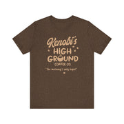Kenobi’s High Ground Coffee Co. T-Shirt | Nerd Shirt Club