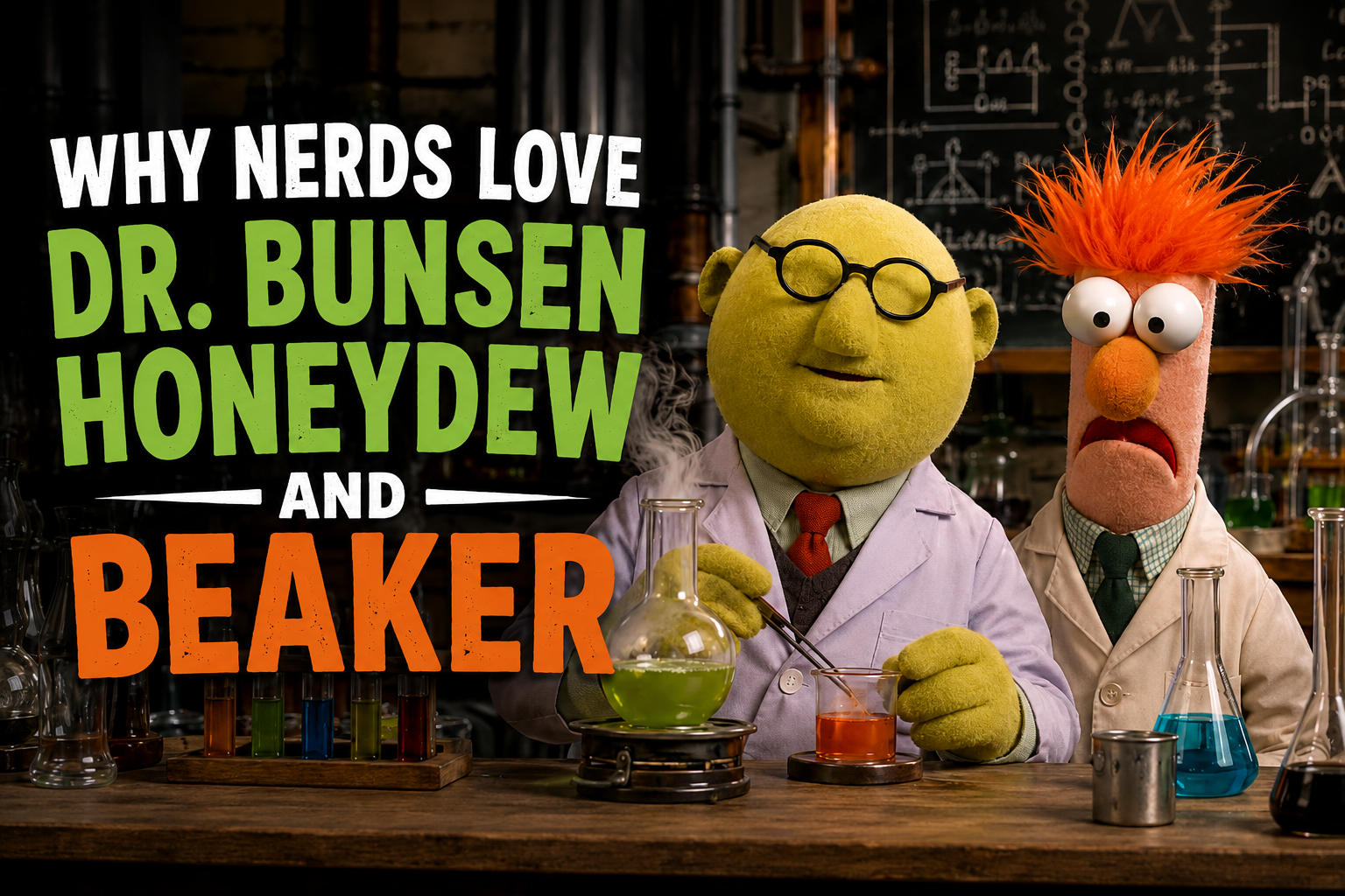 Why Nerds Love Dr. Bunsen Honeydew and Beaker