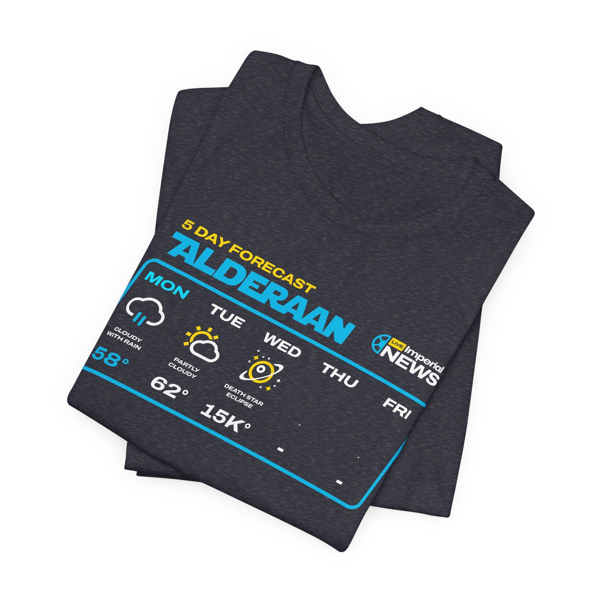 Alderaan 5-Day Forecast T-Shirt | Nerd Shirt Club