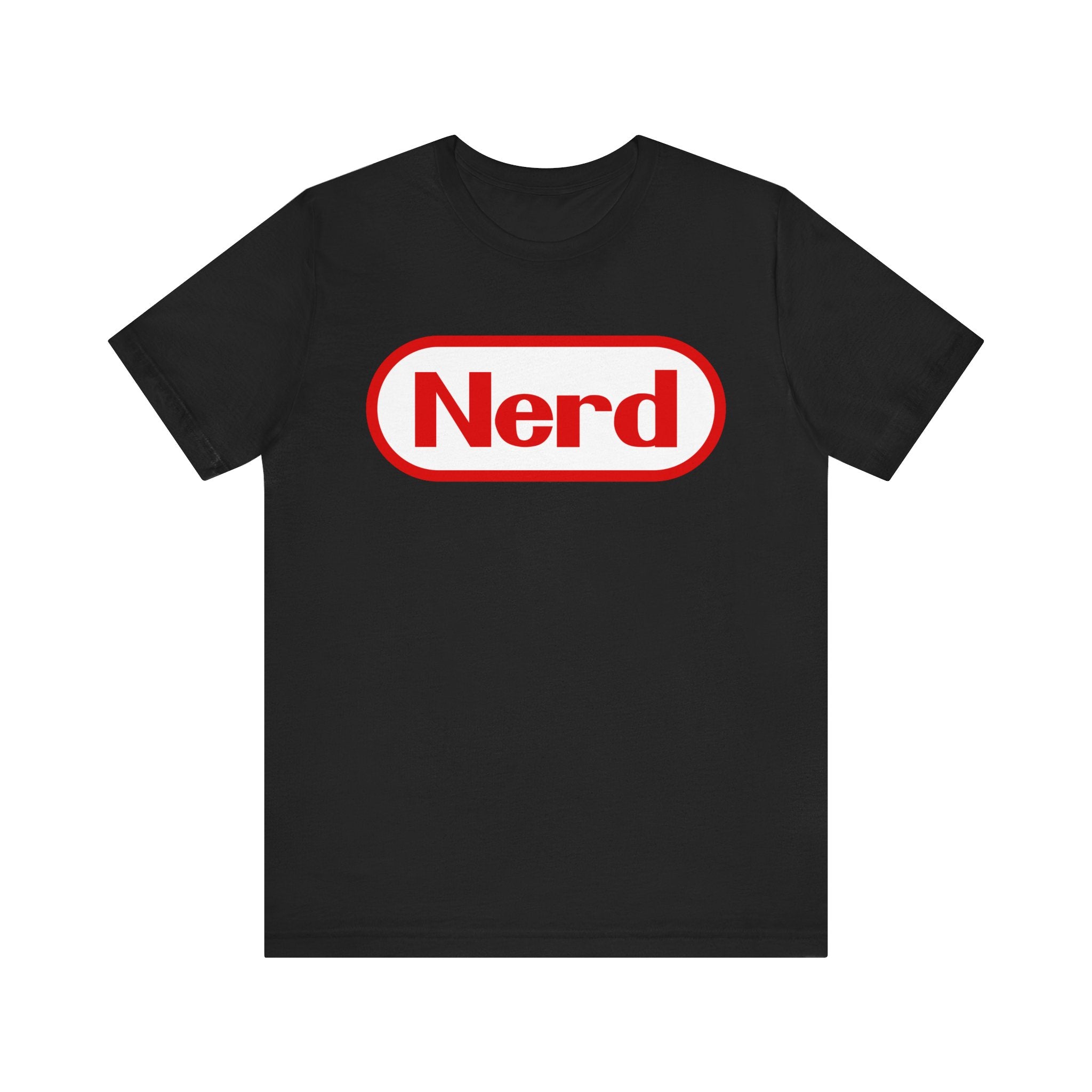Retro Gaming Nerd Logo T-Shirt | Nerd Shirt Club