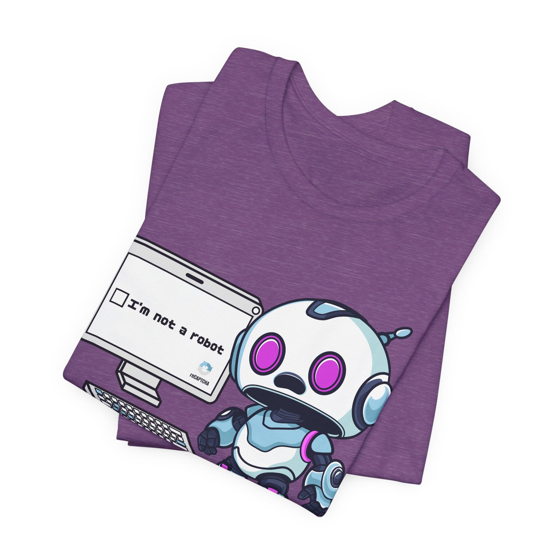 Robot reCAPTCHA T-Shirt | Nerd Shirt Club