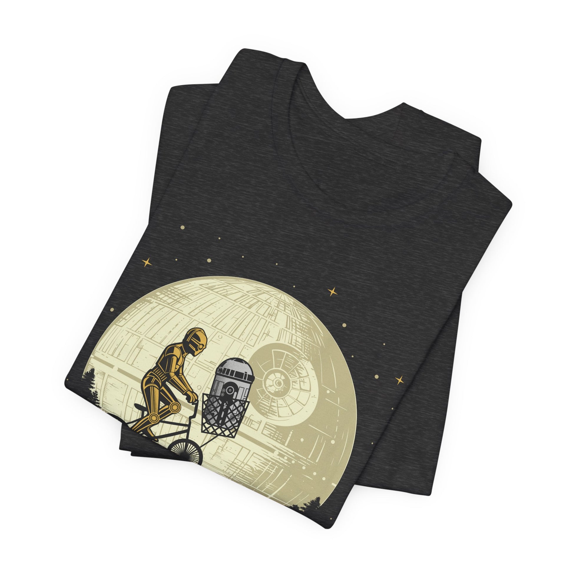 C3PO & R2-D2 Bike Ride T-Shirt | Nerd Shirt Club