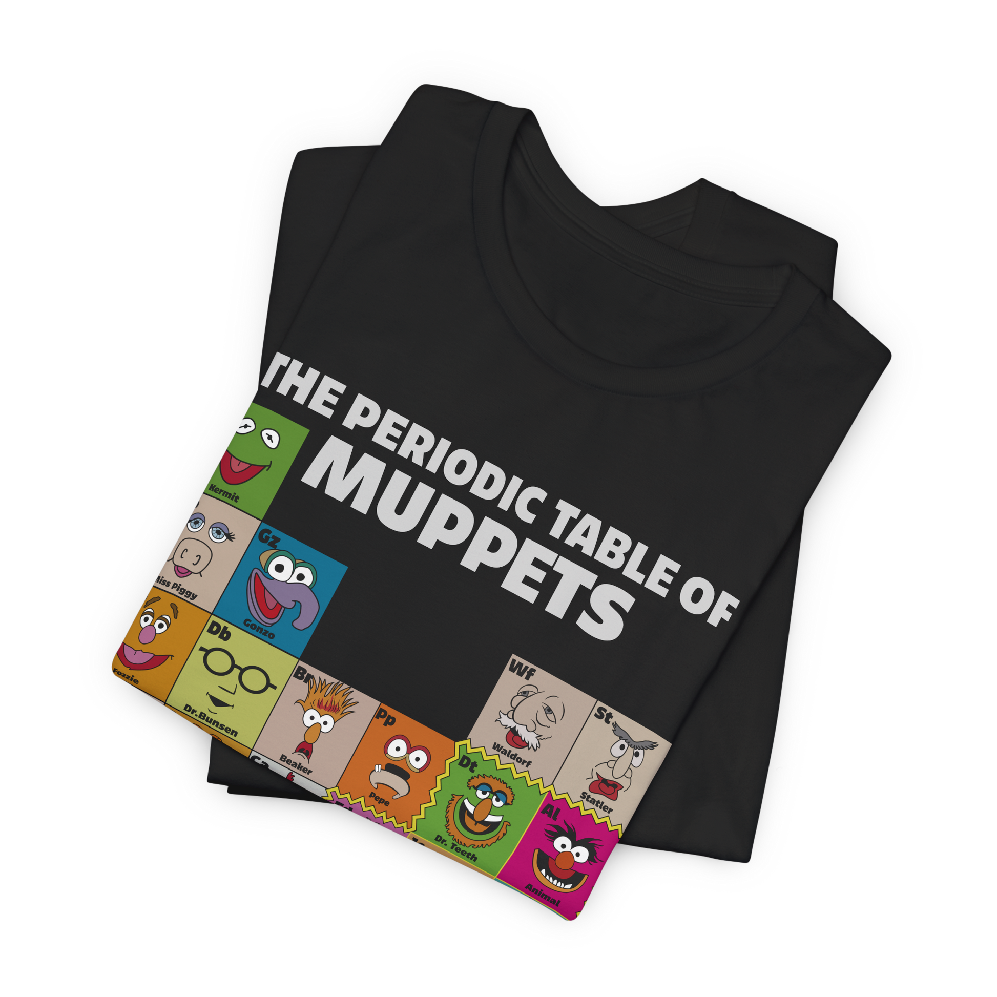 The Periodic Table of Muppets T-Shirt | Nerd Shirt Club