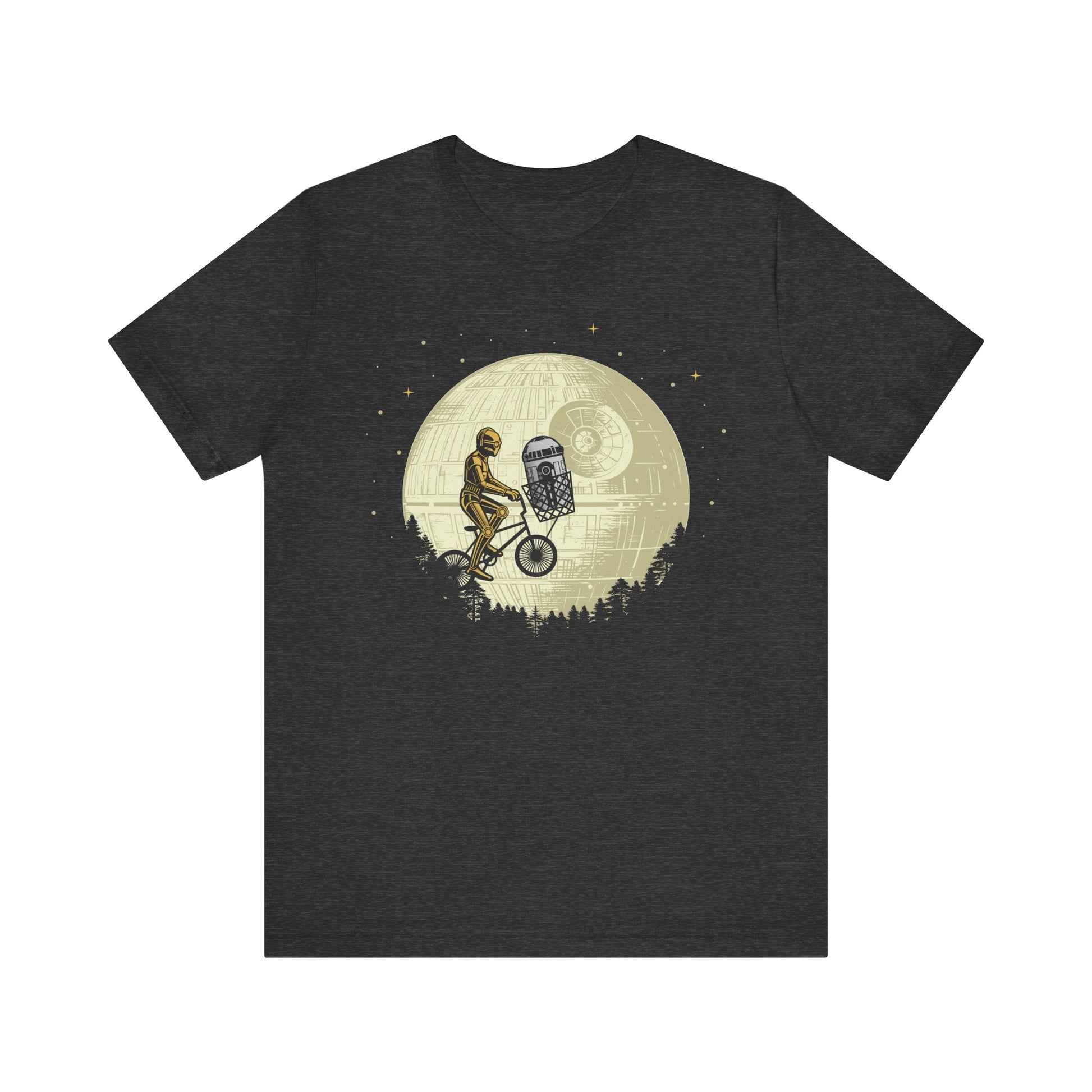 C3PO & R2-D2 Bike Ride T-Shirt | Nerd Shirt Club