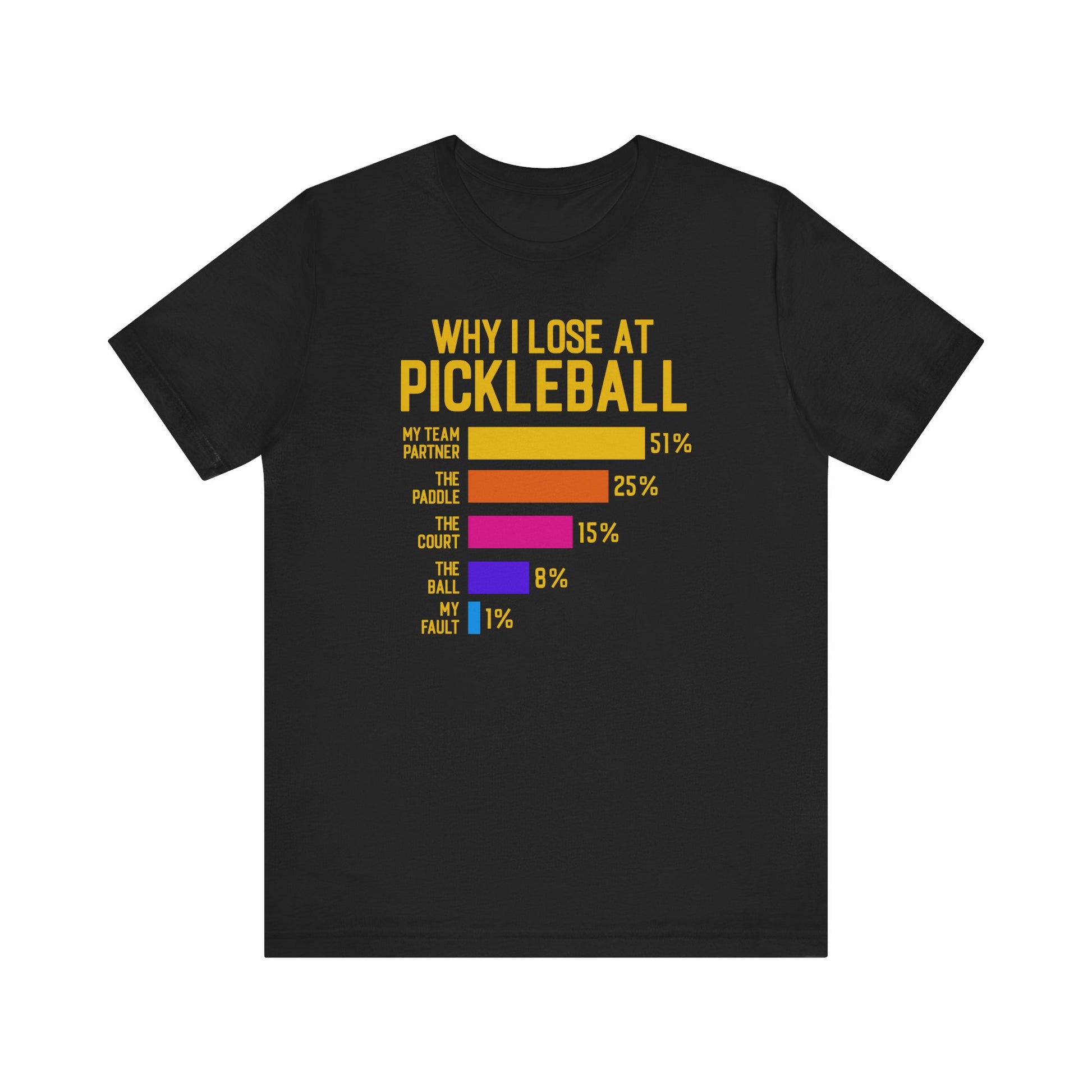 Why I Lose at Pickleball T-Shirt | Nerd Shirt Club