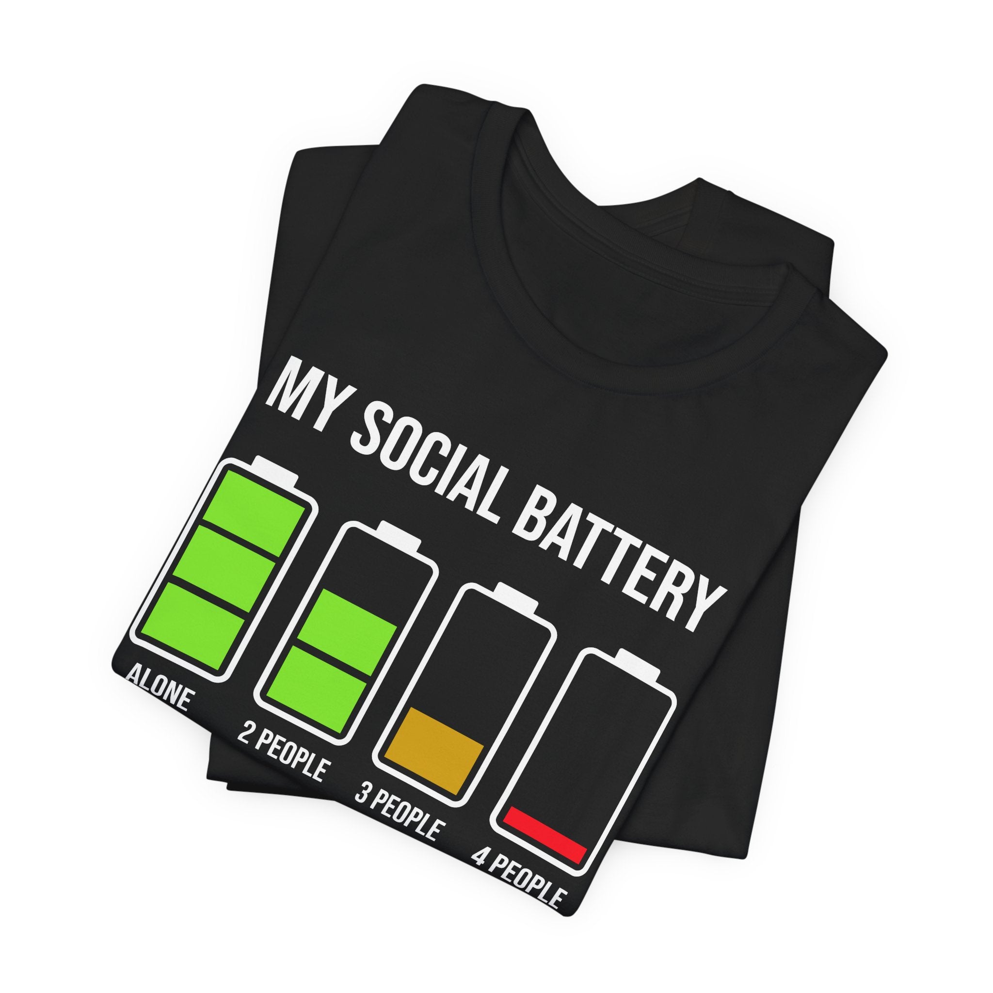My Social Battery T-Shirt | Nerd Shirt Club
