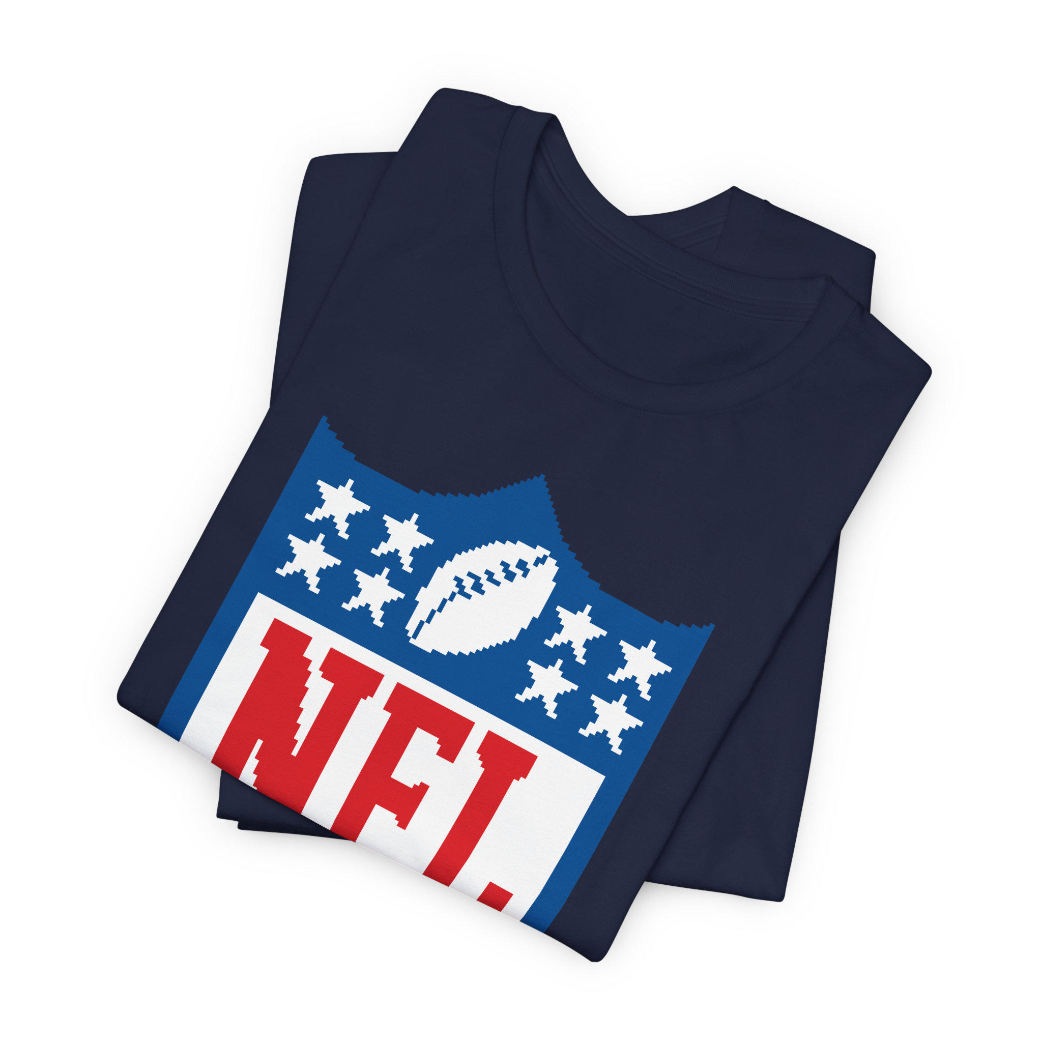 Pixelized NFL Logo T-Shirt