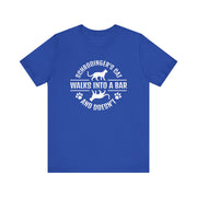 Schrödinger’s Cat Walks Into a Bar T-Shirt | Nerd Shirt Club