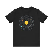 Vinyl Record Solar System T-Shirt | Nerd Shirt Club