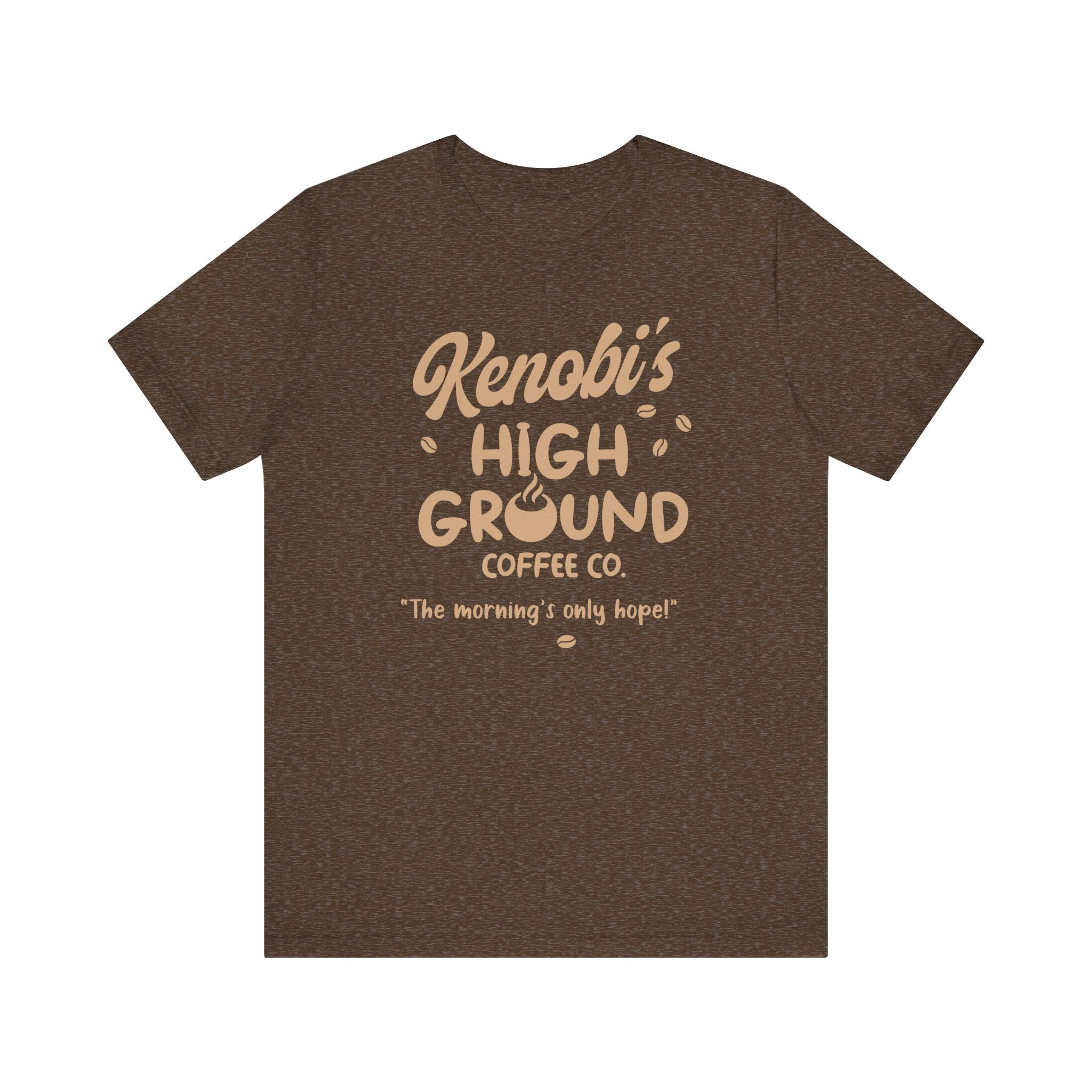 Kenobi’s High Ground Coffee Co. T-Shirt | Nerd Shirt Club