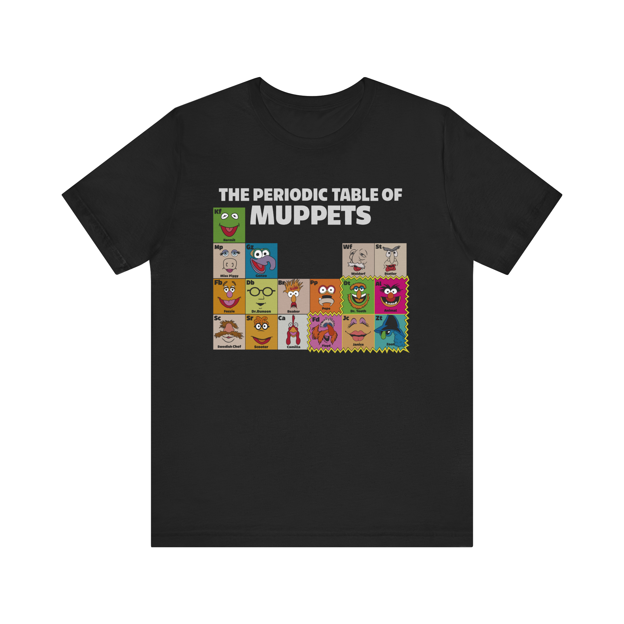 The Periodic Table of Muppets T-Shirt